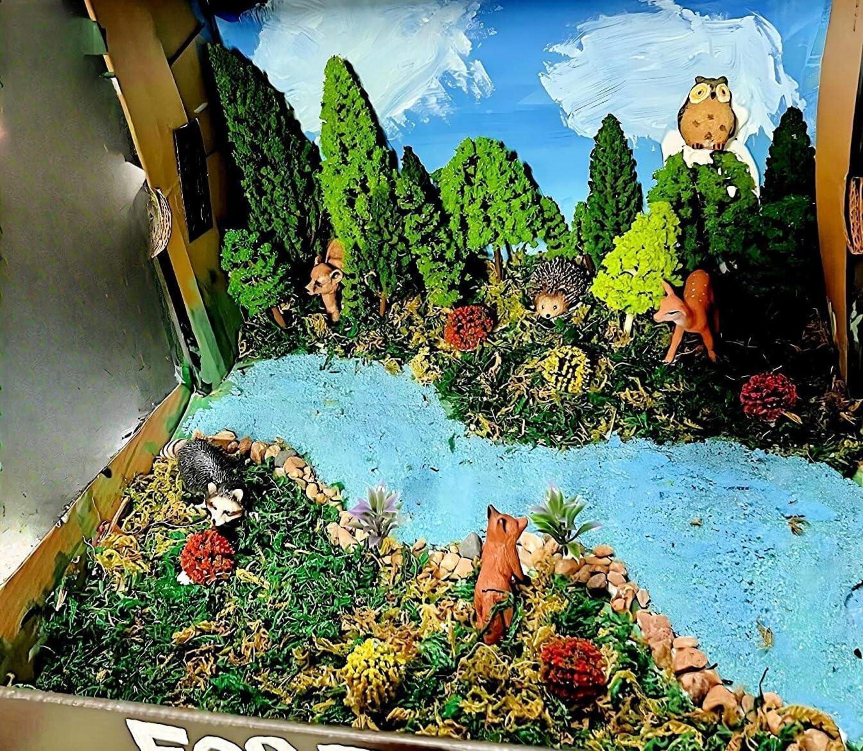 Modellbau Bäume 42 Stück 4-16 cm Tier Figuren Waldtiere Garten