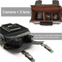 Kameratasche Wasserdicht Retro für Canon Nikon Sony Mittel