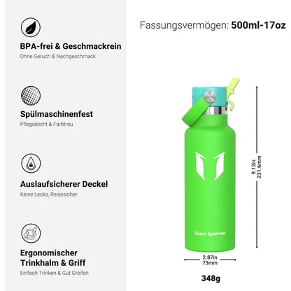 Super Sparrow Trinkflasche Edelstahl - Ultraleicht