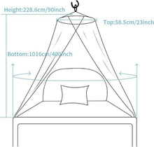 Sublaga Moskitonetz Betthimmel groß weiß Mädchen Bett