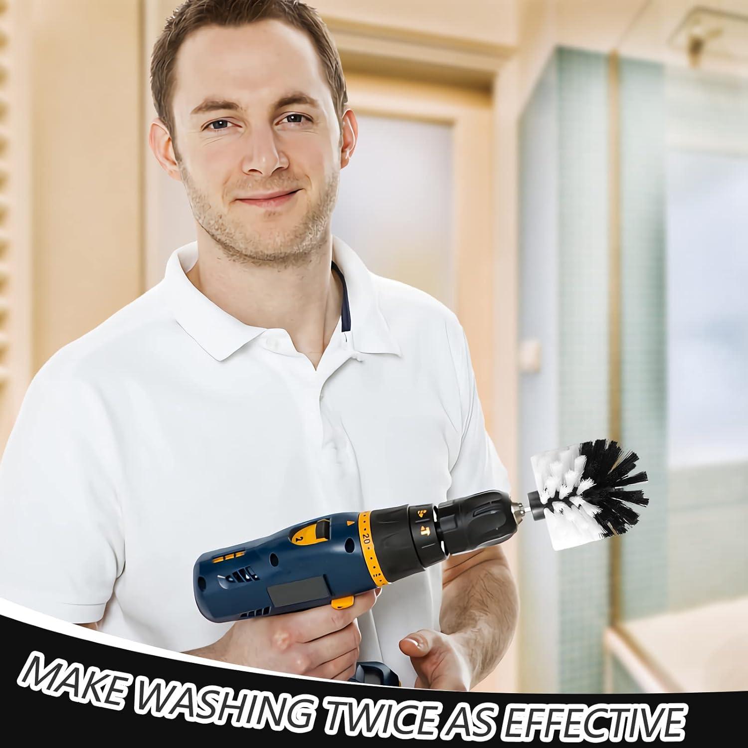 VIBRATITE Bürstenaufsatz Bohrmaschine Set 20-teilig