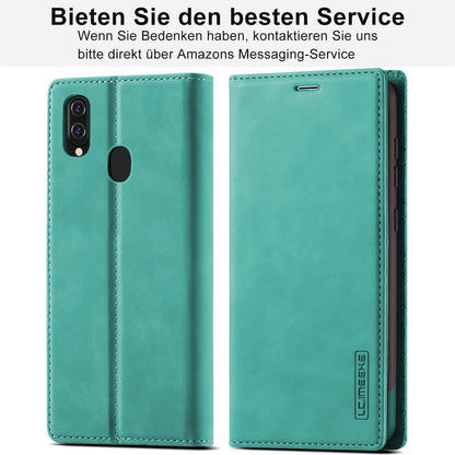 Ailicici Samsung Galaxy A20e Hülle Leder Flip Wallet Schutzhülle Clever Design