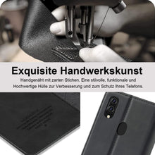 Samsung Galaxy A20e Hülle Leder Flip Wallet Klapphülle
