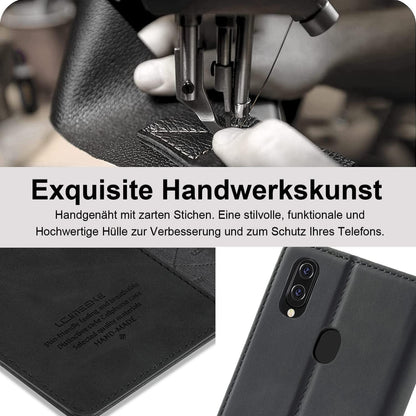 Samsung Galaxy A20e Hülle Leder Flip Wallet Klapphülle