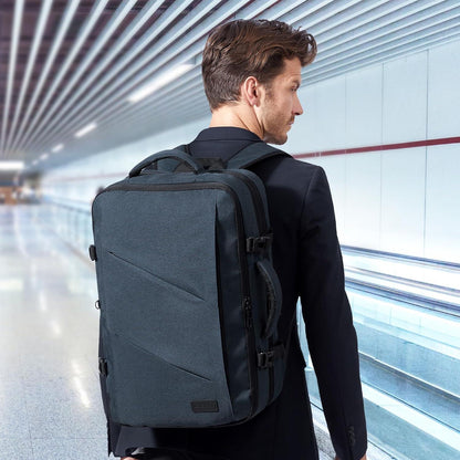 Business Laptop Rucksack Handgepäck 15,6 Zoll Blau