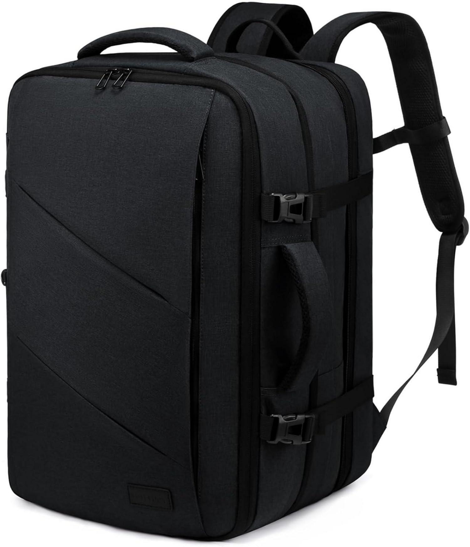 Koffer-Rucksack Handgepäck Business Laptop 17 Zoll Schwarz