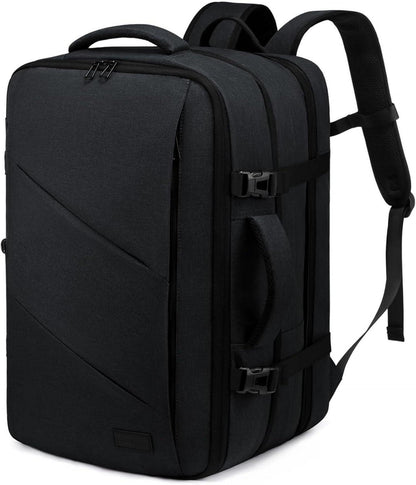 Koffer-Rucksack Handgepäck Business Laptop 17 Zoll Schwarz