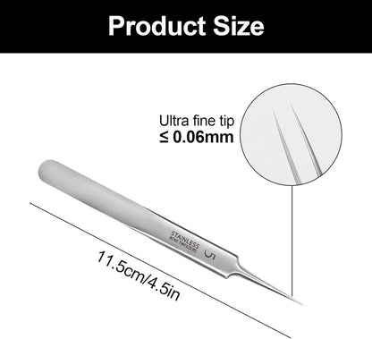 Edelstahl Pinzette Extraktor Mitesser Pickel Akne Entfernung