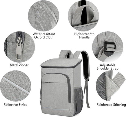 Kühl-Rucksack mit Kühlbox wasserdicht Camping Wandern