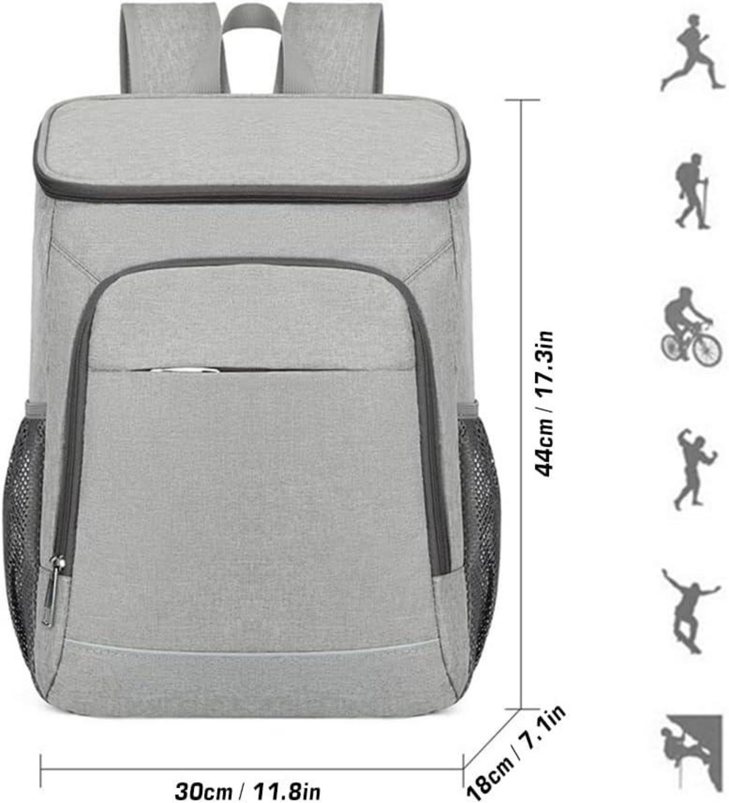 Kühl-Rucksack mit Kühlbox wasserdicht zwei Etagen Camping Wandern