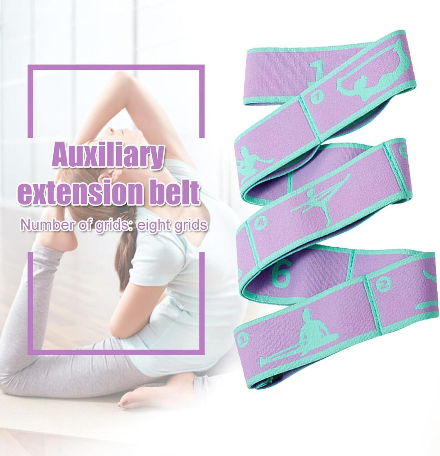 Yoga Gurt 2er Pack 8 Schlaufen Resistance Bands Fitnessband