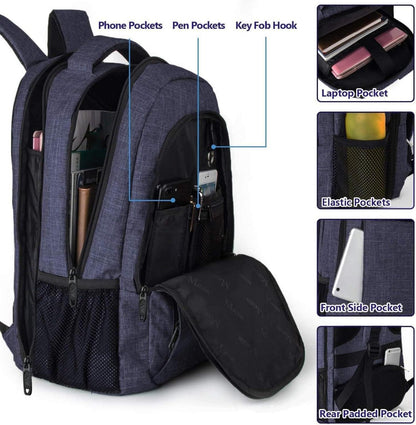 Moderne MATEIN Laptoprucksack 17,3 Zoll USB-Ladeanschluss, Wasserdicht