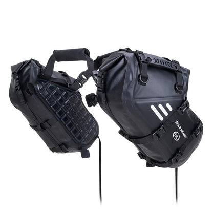 Wasserdichte Motorrad Satteltaschen (2x18L) – Seitentaschen für Abenteuer & Straße