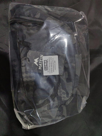 Laptop Rucksack 15,6 Zoll Wasserdicht USB-Ladeanschluss Grau Getarnt