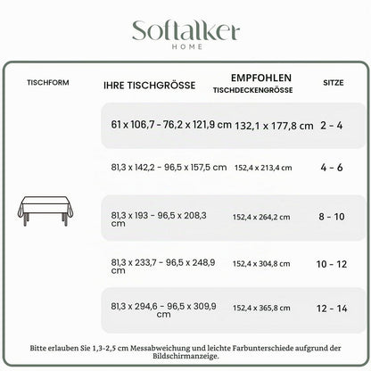 Navy Tischdecke Rechteckig 150x210 cm - Geometrisches Muster