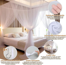 Moskitonetz Doppelbett Einzelbett Mückenschutz 1.9m x 2.1m x