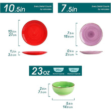 Dessertteller Set 6tlg Ø21cm Steingut mikrowellengeeignet