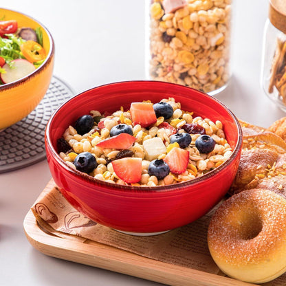 Dessertteller Set 6tlg Ø21cm Steingut mikrowellengeeignet