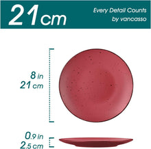 Dessertteller Set 6tlg Ø21cm Steingut mikrowellengeeignet