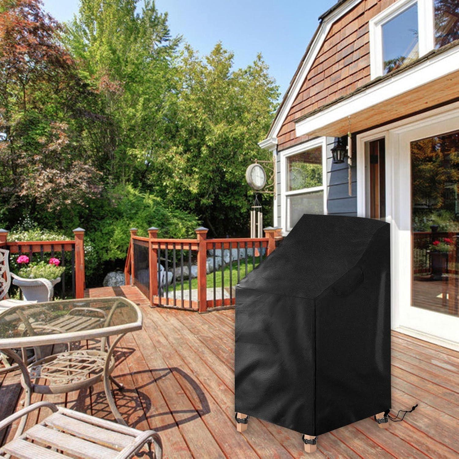 2er Set Gartenstuhl Abdeckung Oxford 72x92x70/120