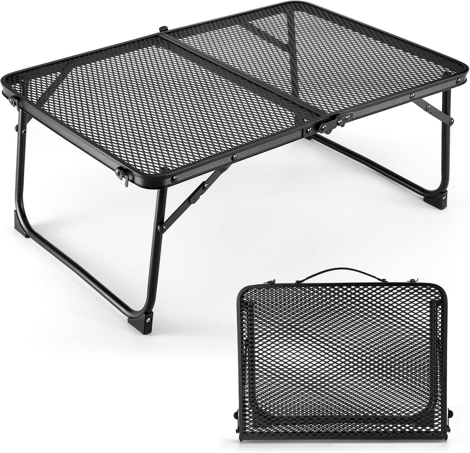 Odoland Ultraleichter Aluminium Campingtisch Strand Picknick BBQ