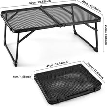 Odoland Tragbarer Campingtisch Aluminium Picknicktisch