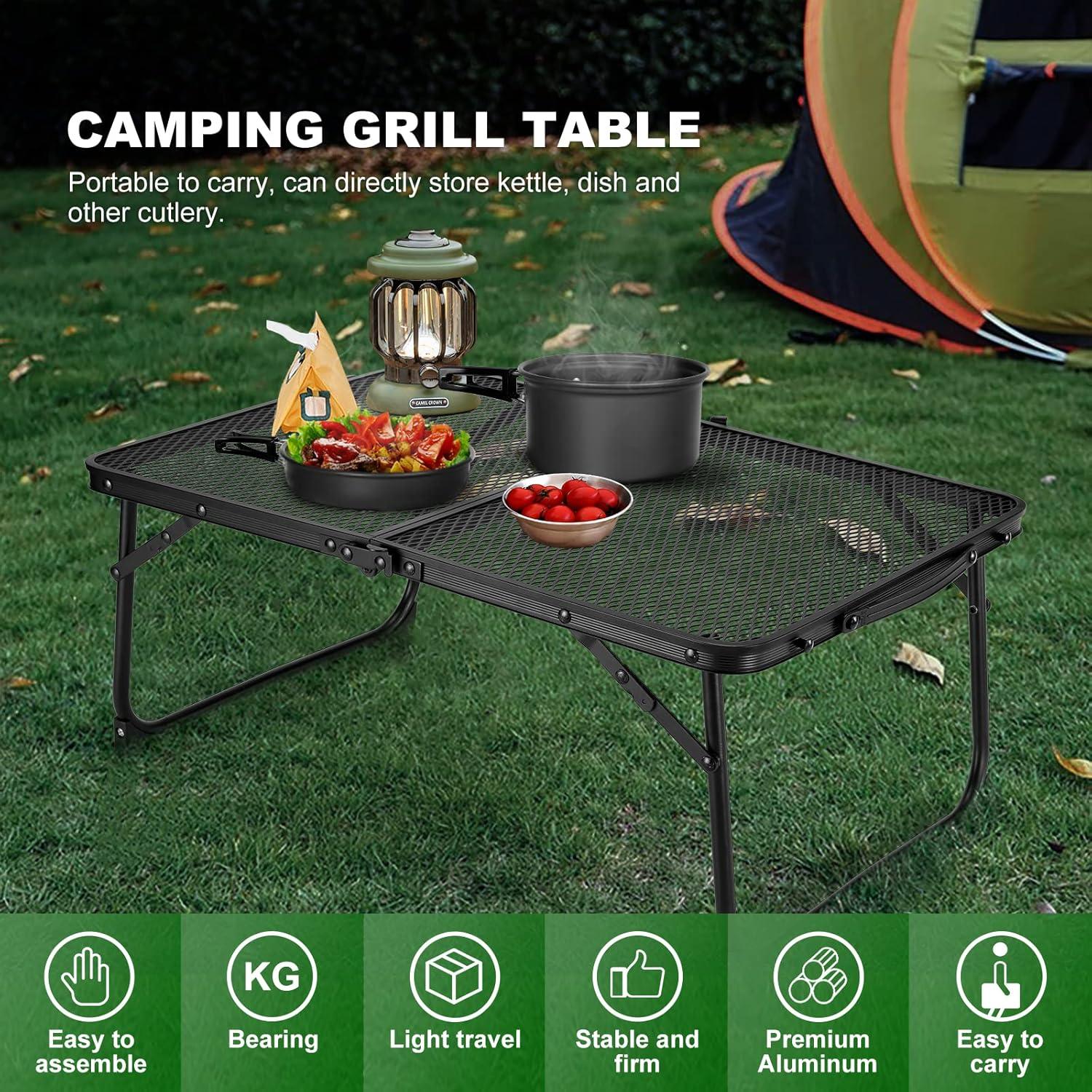 Leichter Campingtisch Aluminium Picknicktisch Outdoor Strand BBQ