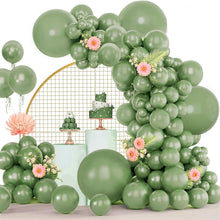 Luftballon Girlande Grün 120 Stück Ballon Deko Hochzeit Gender Reveal