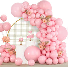 Rosa Luftballon Girlande Set 120-teilig Party Deko Kit