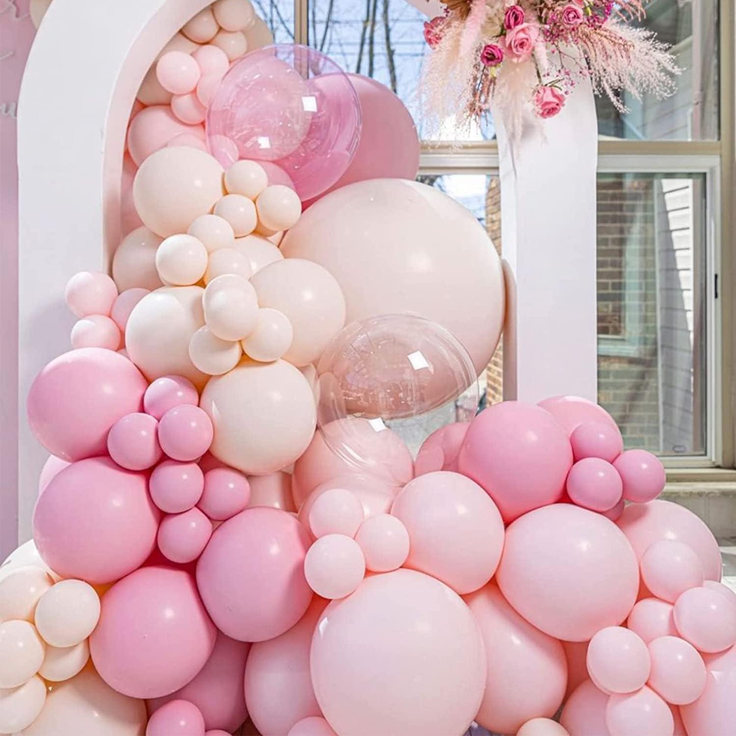 Luftballons Rosa 120 Stück Girlande Pastell Geburtstag Hochzeit Abschlussfeier