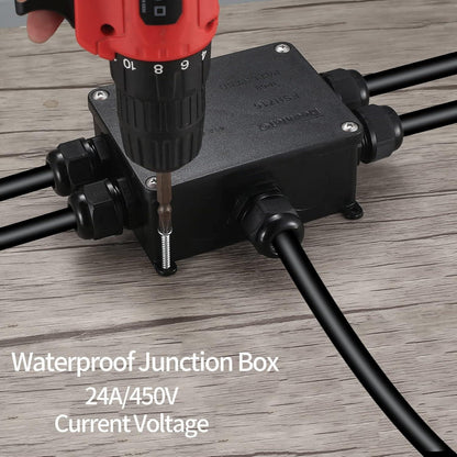IP68 Wasserdichte Abzweigdose 6 Wege für Ø4-14mm Kabel