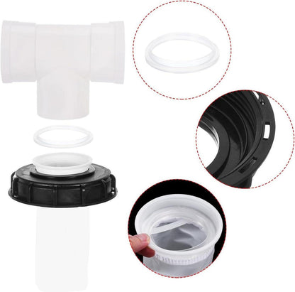 IBC T-Form Deckel Filter Nylon Auswaschbar 163mm Tankdeckel Regenwasserfilter