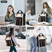 Rucksack Damen 15,6 Zoll Laptop Schulrucksack Wasserdicht