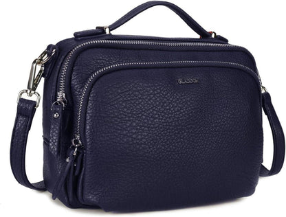 Umhängetasche Damen Schultertasche Crossbody Leder Handtasche Klein