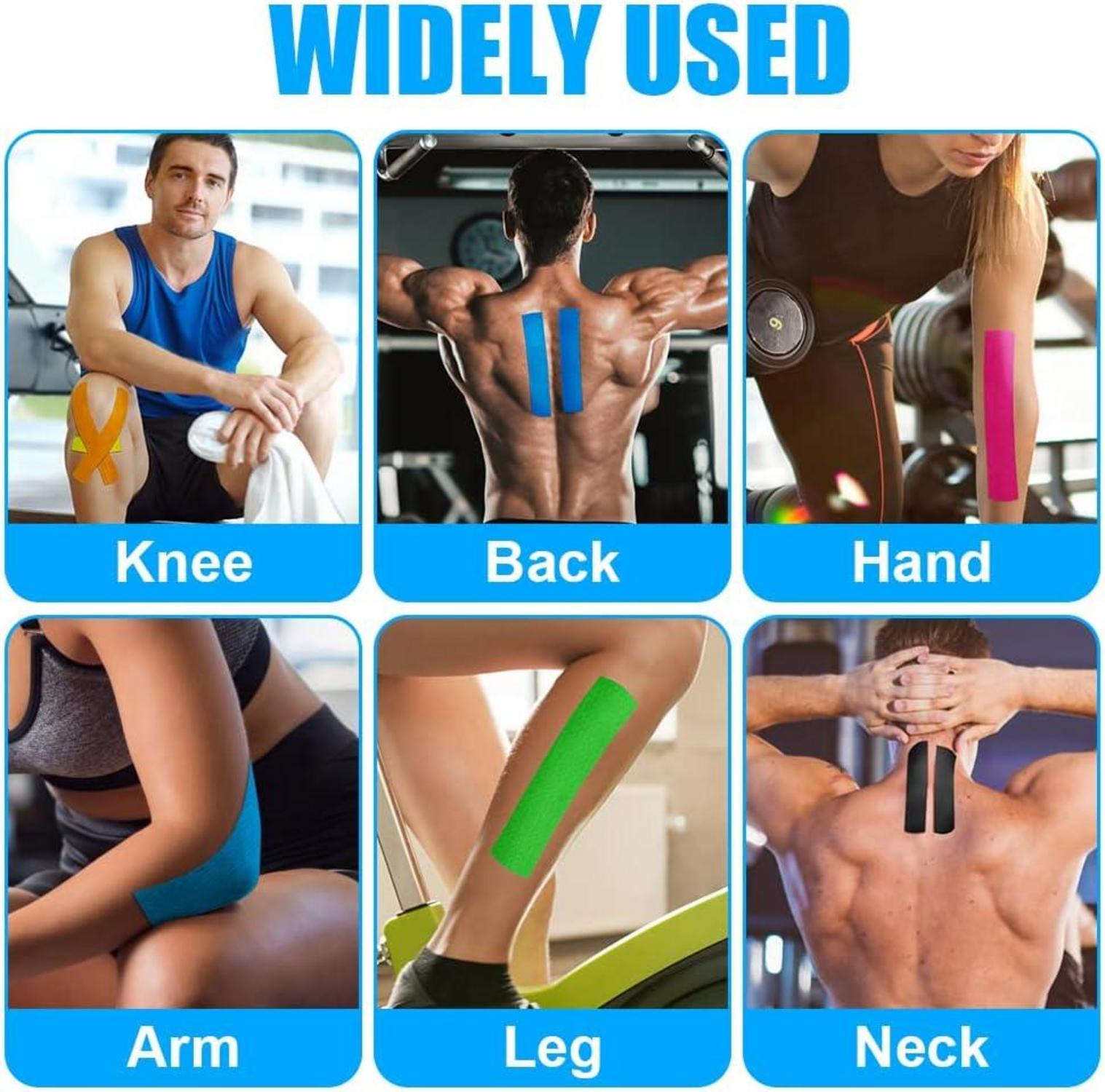Kinesiotapes 6 Rollen 5mx5cm Sport Physiotape elastisch wasserfest