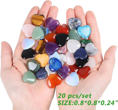 Kristalle Herz Stein Rosenquarz Amethyst Glückssteine Chakra Balancing