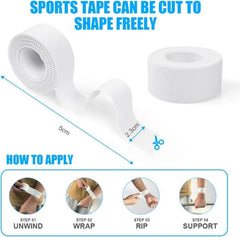 6 Rollen ACWOO Kinesiotapes 5mx2.3cm Wasserfestes Sporttape
