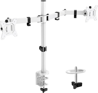 Monitor Halterung 2 Monitore 13-32 Zoll Verstellbar Neigbar Schwenkbar