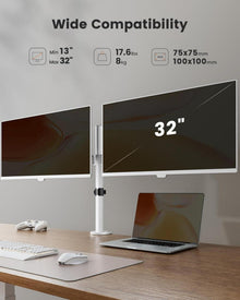 ErGear Monitor Halterung 2 Monitore 13-32 Zoll