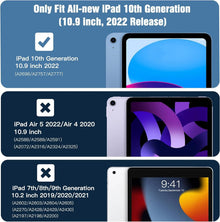 iPad 10 Hülle TPU Schutzhülle mit Transparenter