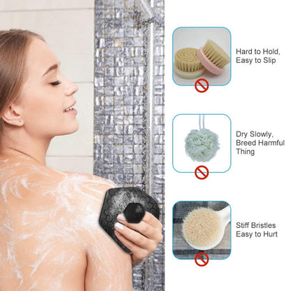 URAQT Silikon Badebürste für Baby & Erwachsene, Massage & Peeling, Set 2