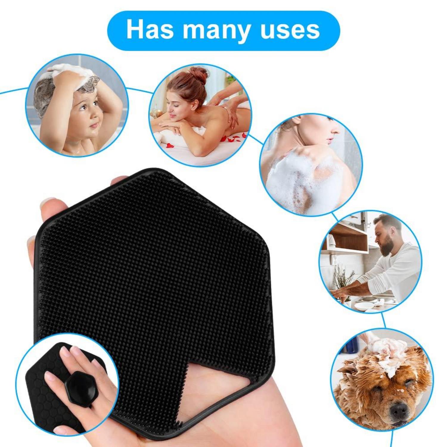 Silikon Badebürste Baby Körper Massage Peeling Duschbürste 2