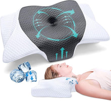 Ergonomisches Memory-Schaum Nackenkissen für Schlafkomfort