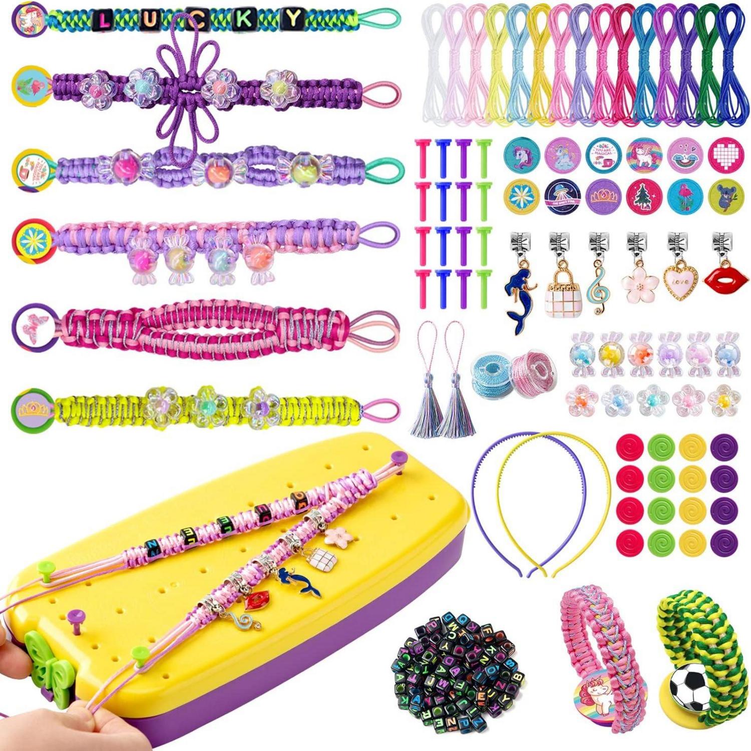 Freundschaftsarmband Selber Machen Set, 292 Stück Kinder DIY Schmuck