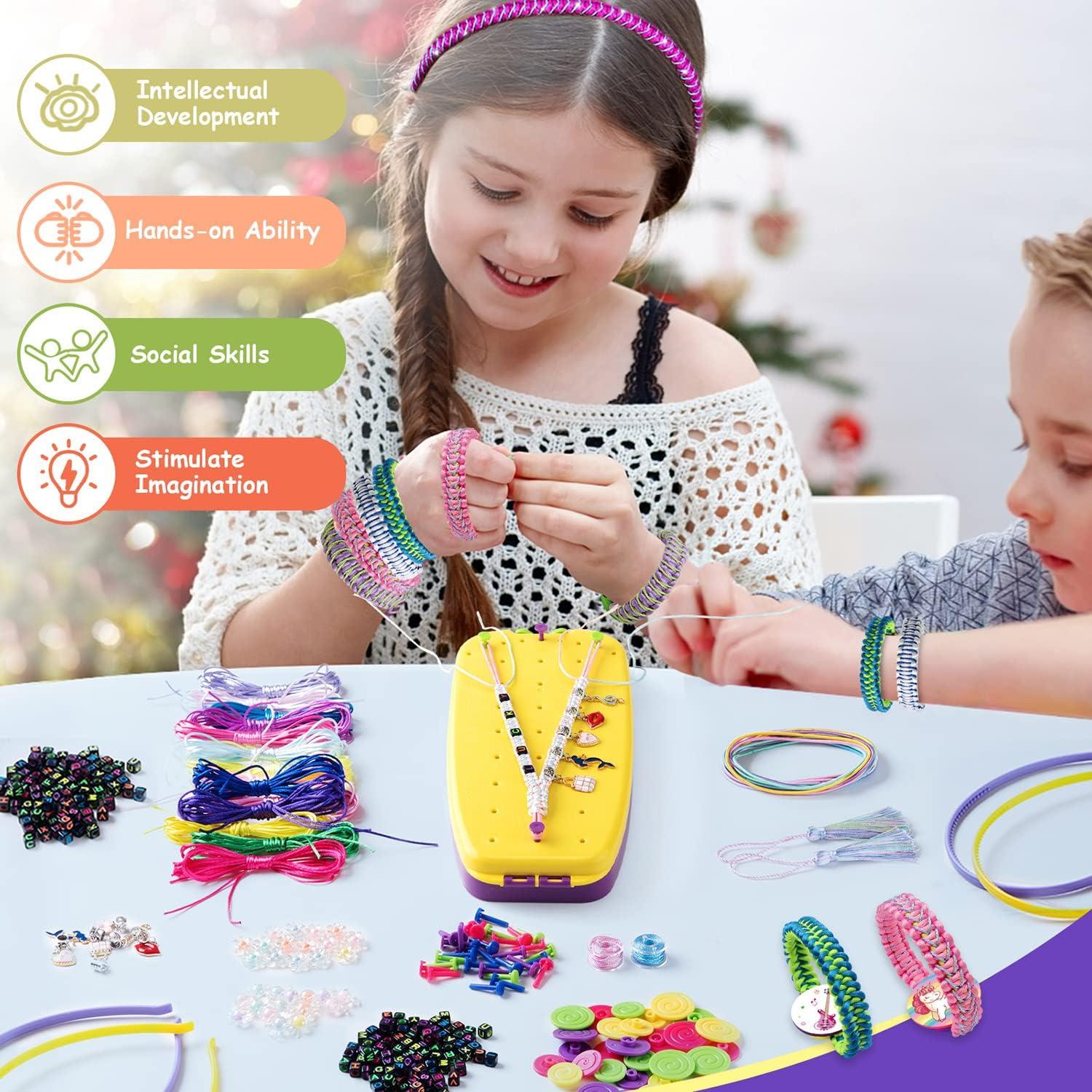 Freundschaftsarmband Selber Machen Set, 292 Stück Kinder DIY Schmuck