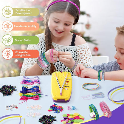 Freundschaftsarmband Selber Machen Set, 292 Stück Kinder DIY Schmuck