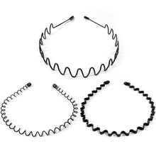 Metall Haarband Set für Outdoor Sport und Yoga, 3 Stück