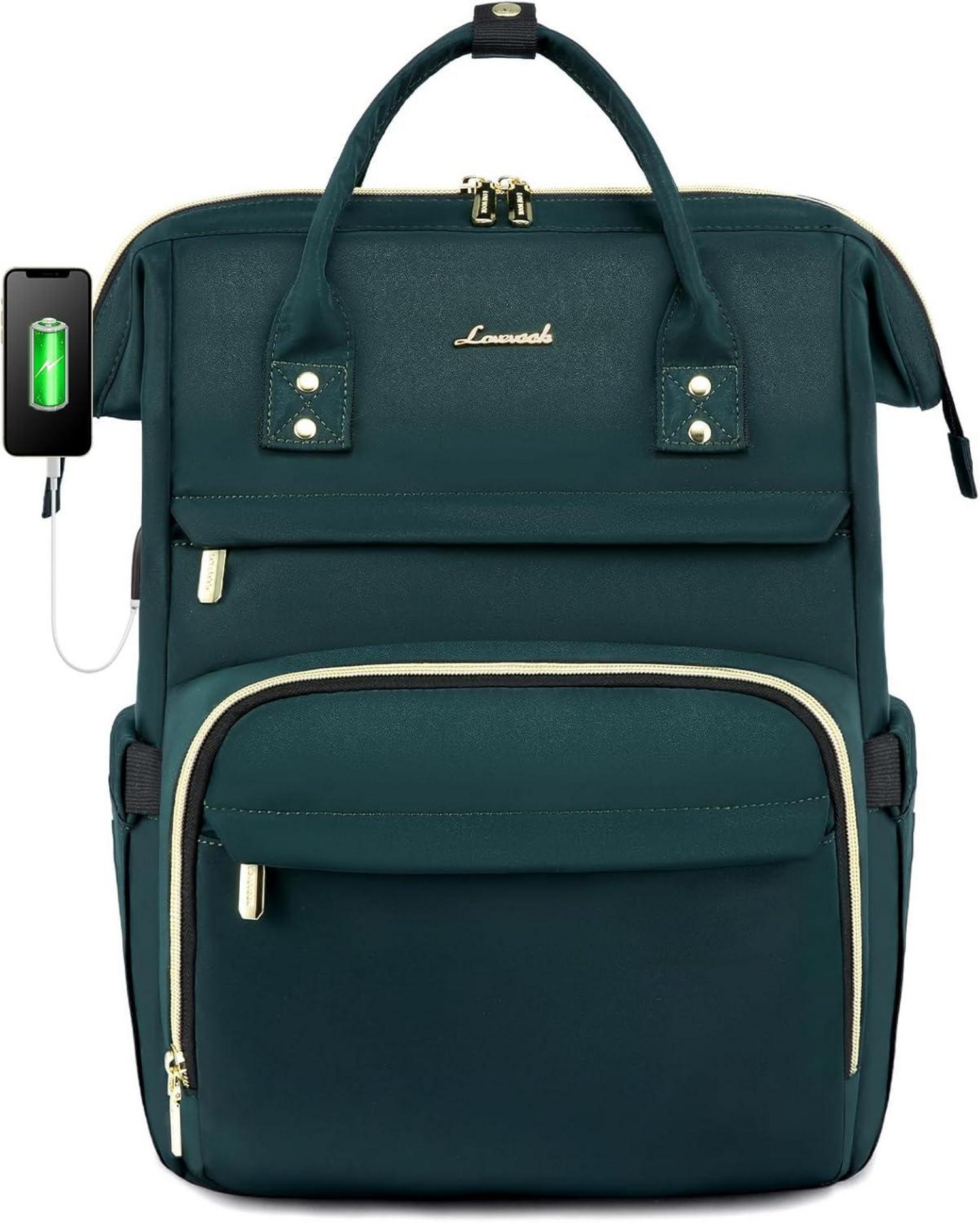 Wasserdichter Damen Rucksack mit 15,6 Zoll Laptopfach und