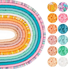 RUBY 4200 Heishi Perlen 6mm Clay DIY Schmuckset