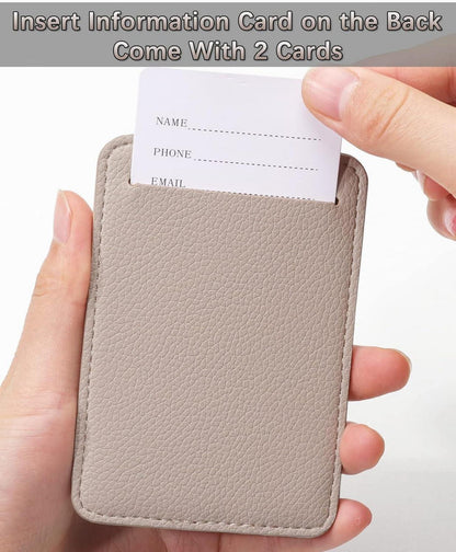 3er Kofferanhänger Set PU Leder Adressschild Reise Beige